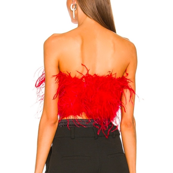 LAMARQUE x Revolve Zaina top in red - Picture 2 of 4